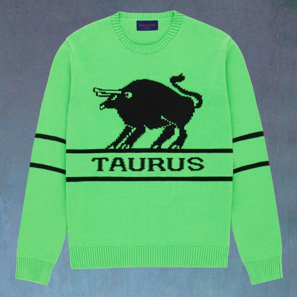 Rowing Blazers - Gyles & George Zodiac Taurus Sweater - Picture 2 of 10
